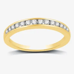 1/4 CT. T.W. Lab-Grown Diamond Wedding Band in 10K or 14K Gold