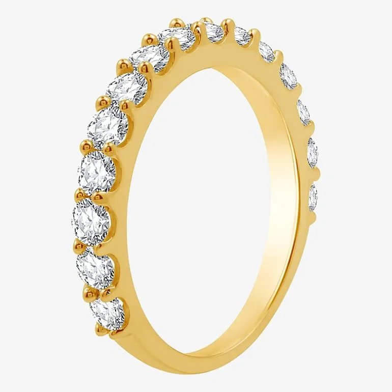 1 CT.T.W. Lab-Grown Diamond Wedding Band in 10K or 14K Gold