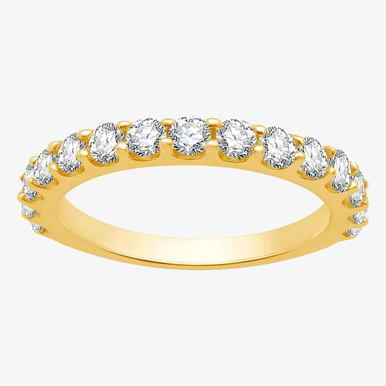 1 CT.T.W. Lab-Grown Diamond Wedding Band in 10K or 14K Gold