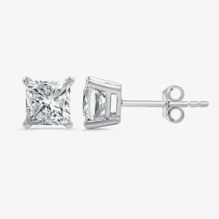 1 1/4 CT. T.W. Lab-Grown (G / Si1-Si2) Diamond Princess-cut Stud Earrings in 10K or 14K Gold