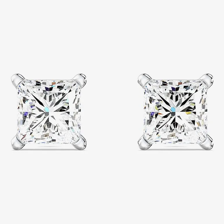 1 3/8 CT. T.W. Lab-Grown (G / Si1-Si2) Diamond Princess-cut Stud Earrings in 10K or 14K Gold