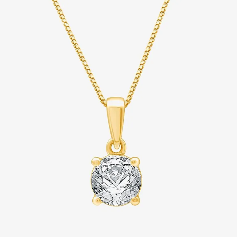 3 CT. T.W. Lab Grown White Diamond 14K Gold Round Jewelry Set
