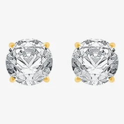 3 CT. T.W. Lab Grown White Diamond 14K Gold Round Jewelry Set