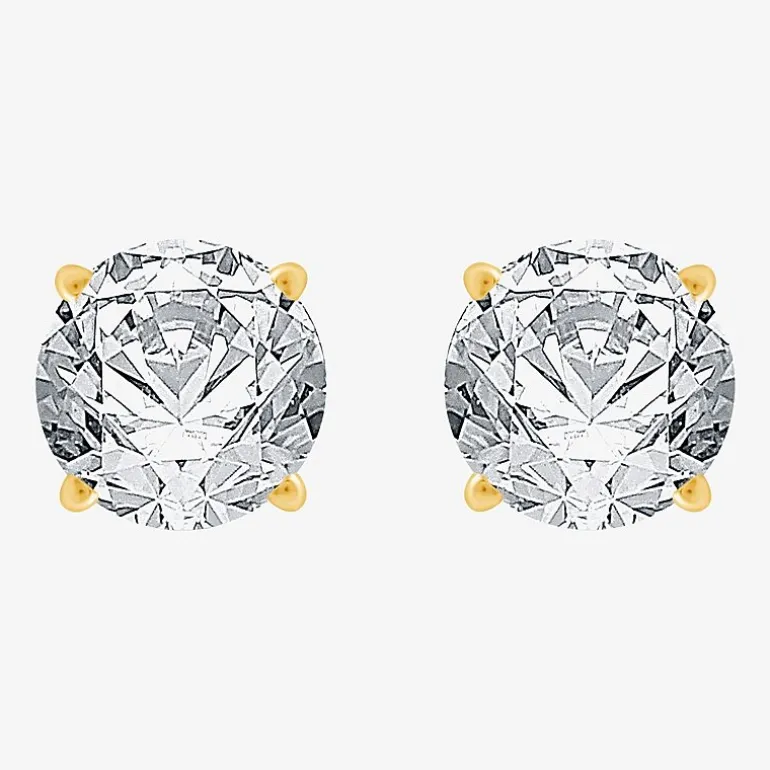 3 CT. T.W. Lab Grown White Diamond 14K Gold Round Jewelry Set
