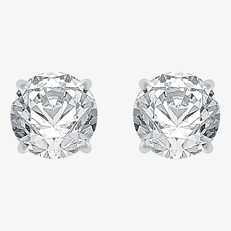 3 CT. T.W. Lab Grown White Diamond 14K Gold Round Jewelry Set