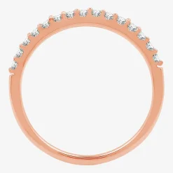 1/4 CT. T.W. Lab Grown White Diamond 10K Gold Wedding Band