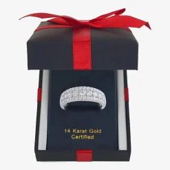 1 CT.T.W. Natural Diamond 14K Gold Anniversary Band