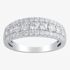 1 CT.T.W. Natural Diamond 14K Gold Anniversary Band