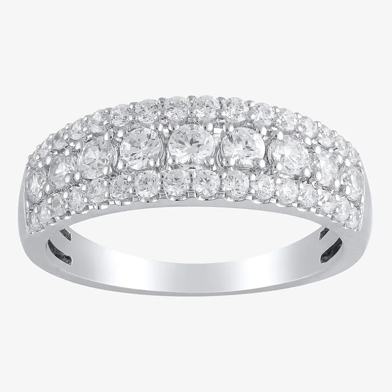 1 CT.T.W. Natural Diamond 14K Gold Anniversary Band