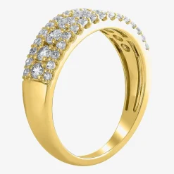 1 CT.T.W. Natural Diamond 14K Gold Anniversary Band