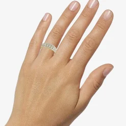 1 CT.T.W. Natural Diamond 14K Gold Anniversary Band