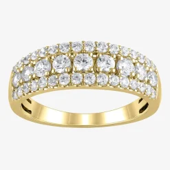 1 CT.T.W. Natural Diamond 14K Gold Anniversary Band