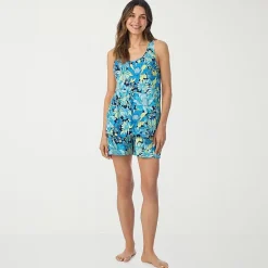 Cuddl Duds Womens Sleeveless 2-pc. Pajama Set