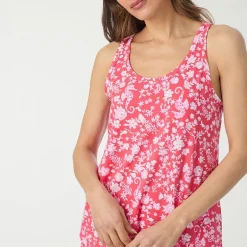 Cuddl Duds Womens Sleeveless 2-pc. Pajama Set