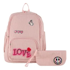 Cudlie Corduroy 2-pc Backpack with Patches