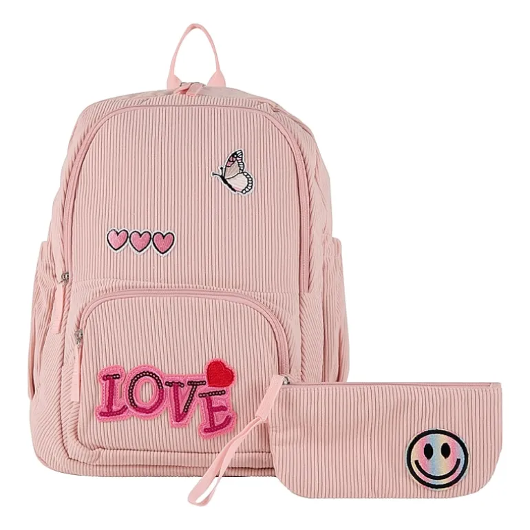 Cudlie Corduroy 2-pc Backpack with Patches