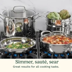 Cuisinart Stainless Steel 11-pc. Cookware Set