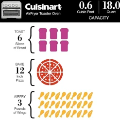 Cuisinart® TOA-70NAS Air Fryer Toaster Oven with Grill