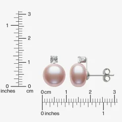 Cultured Freshwater Pearl Sterling Silver Round 2-pc. Jewelry Set