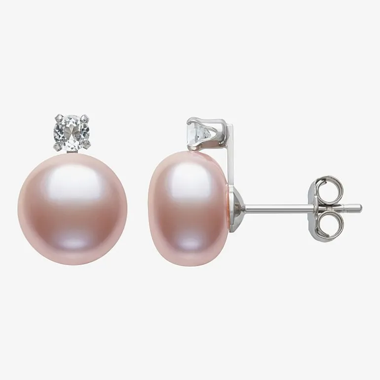 Cultured Freshwater Pearl Sterling Silver Round 2-pc. Jewelry Set