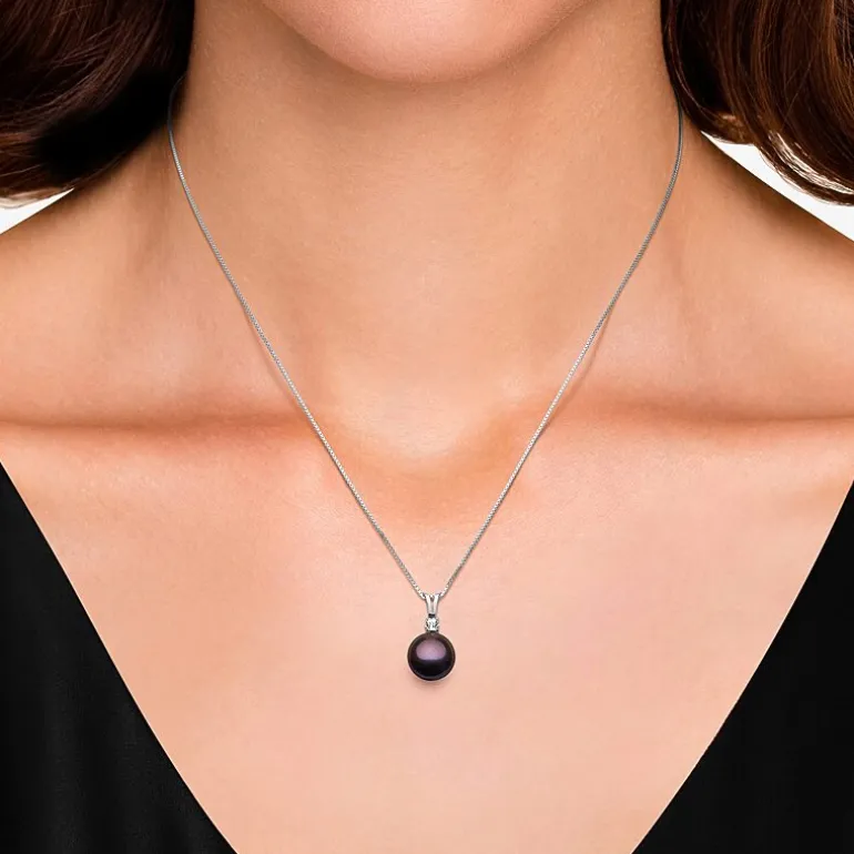 Cultured Freshwater Pearl Sterling Silver Round 2-pc. Jewelry Set