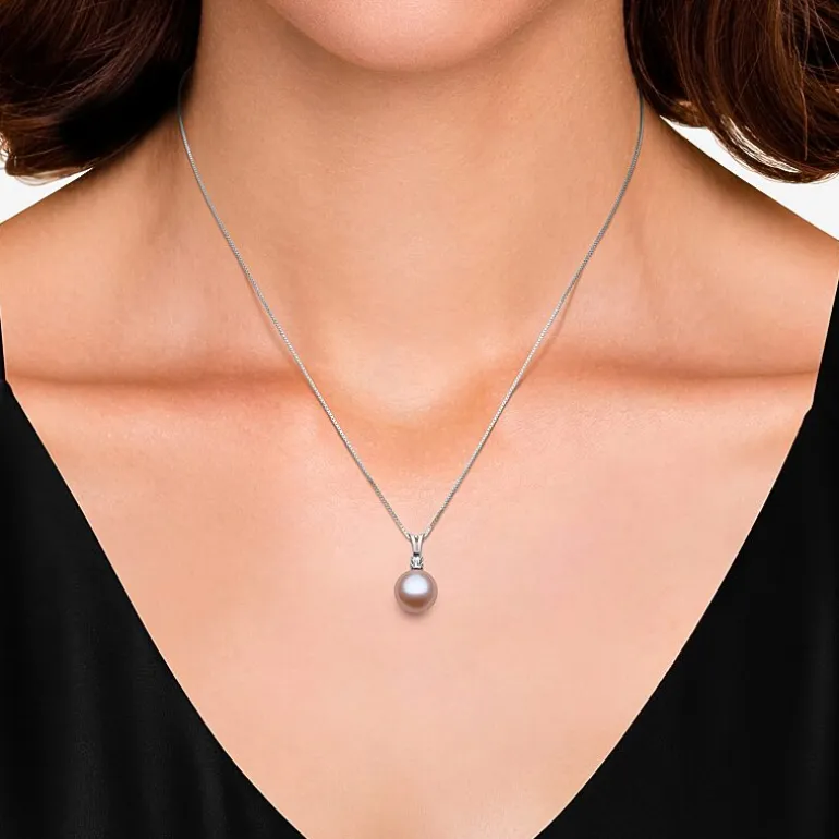 Cultured Freshwater Pearl Sterling Silver Round 2-pc. Jewelry Set