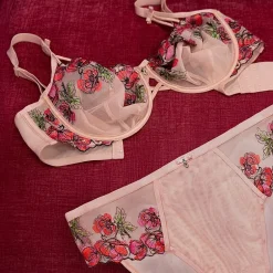 Curvy Couture Embroidery Unlined Balconette-1613
