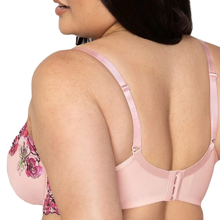 Curvy Couture Embroidery Unlined Balconette-1613