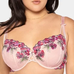 Curvy Couture Embroidery Unlined Balconette-1613