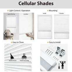 Cut-to-Width Cordless Cellular Shade