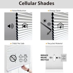 Cut-to-Width Cordless Cellular Shade