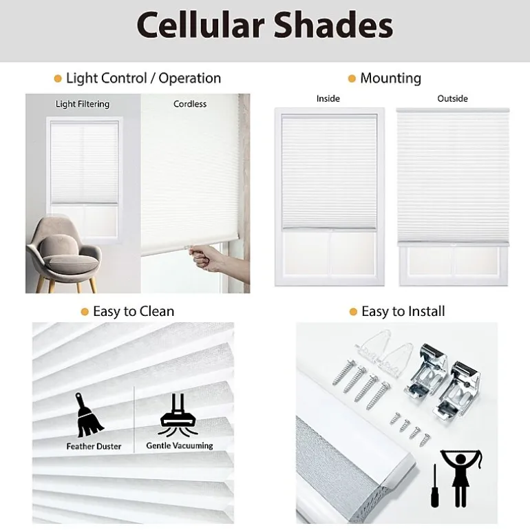 Cut-to-Width Cordless Cellular Shade