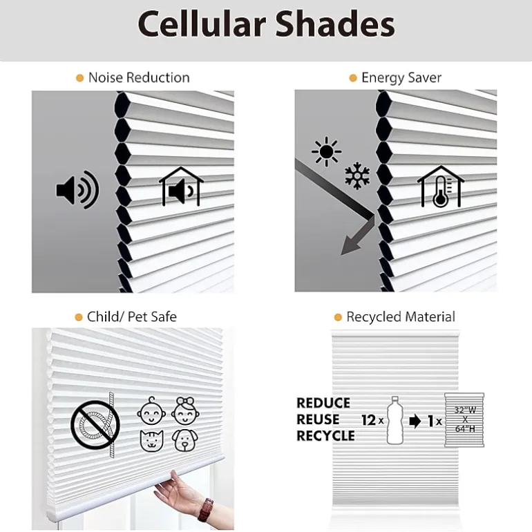 Cut-to-Width Cordless Cellular Shade