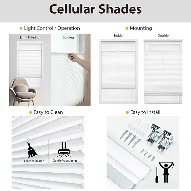 Cut-to-Width Cordless Top-Down Bottom-Up Light-Filtering Shade