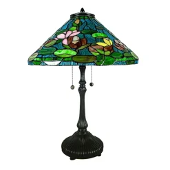 Dale Tiffany 25" Descanso Glass Table Lamp