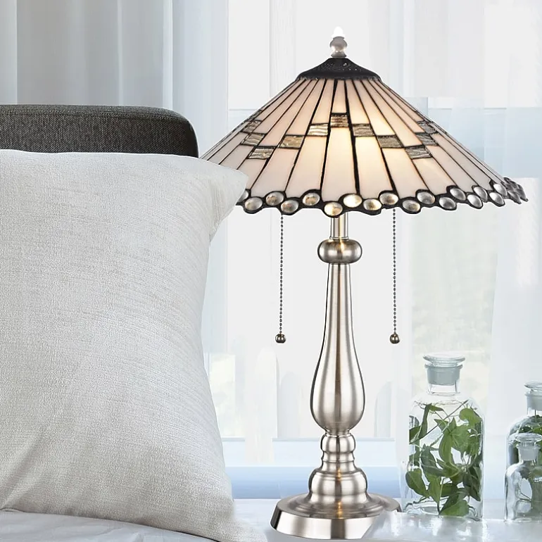 Dale Tiffany Ishmeal Glass Table Lamp