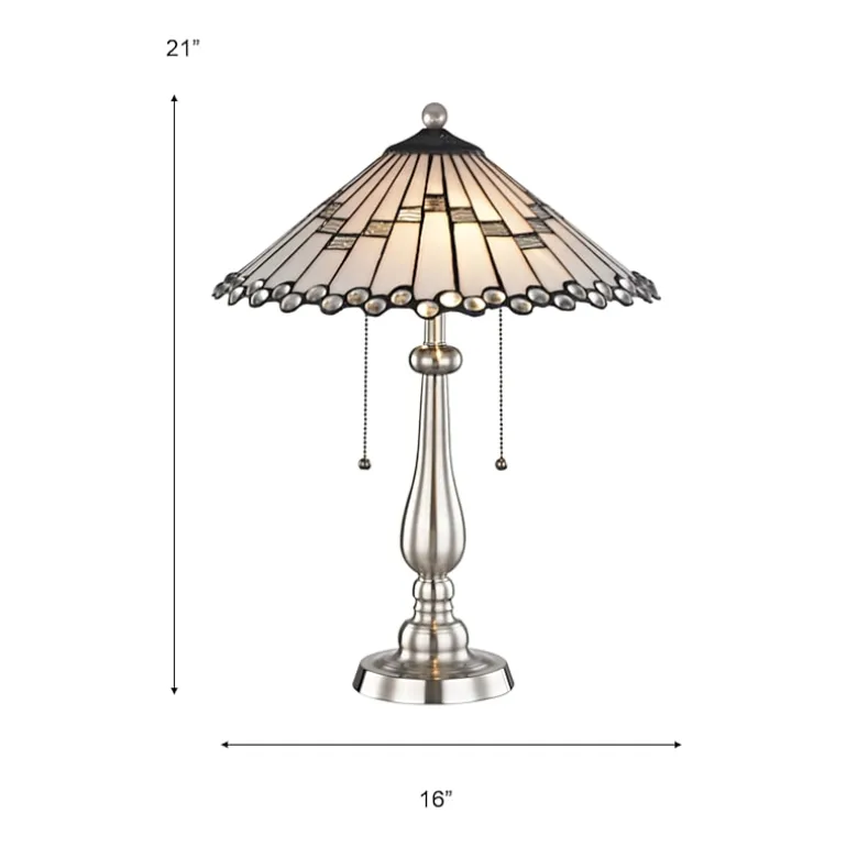 Dale Tiffany Ishmeal Glass Table Lamp