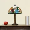 Dale Tiffany 19.5" Manor Tiffany Glass Table Lamp