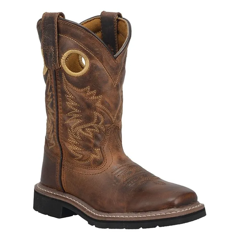 Dan Post Little & Big Kid Boys Amarillo Block Heel Cowboy Boots