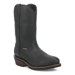 Dan Post Mens Albuquerque Waterproof Slip Resistant Flat Heel Work Boots