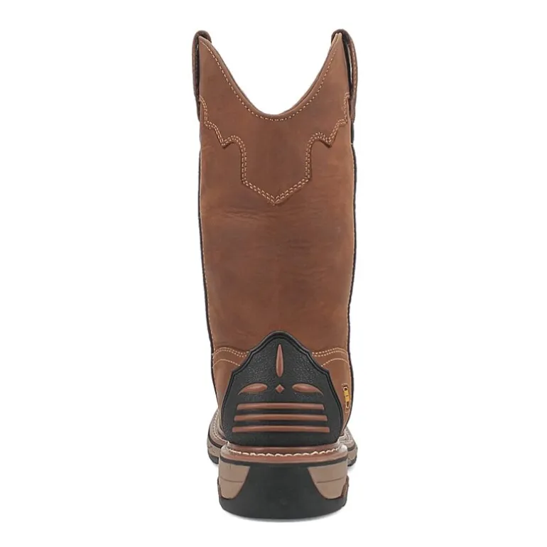 Dan Post Mens Blayde Waterproof Slip Resistant Block Heel Work Boots