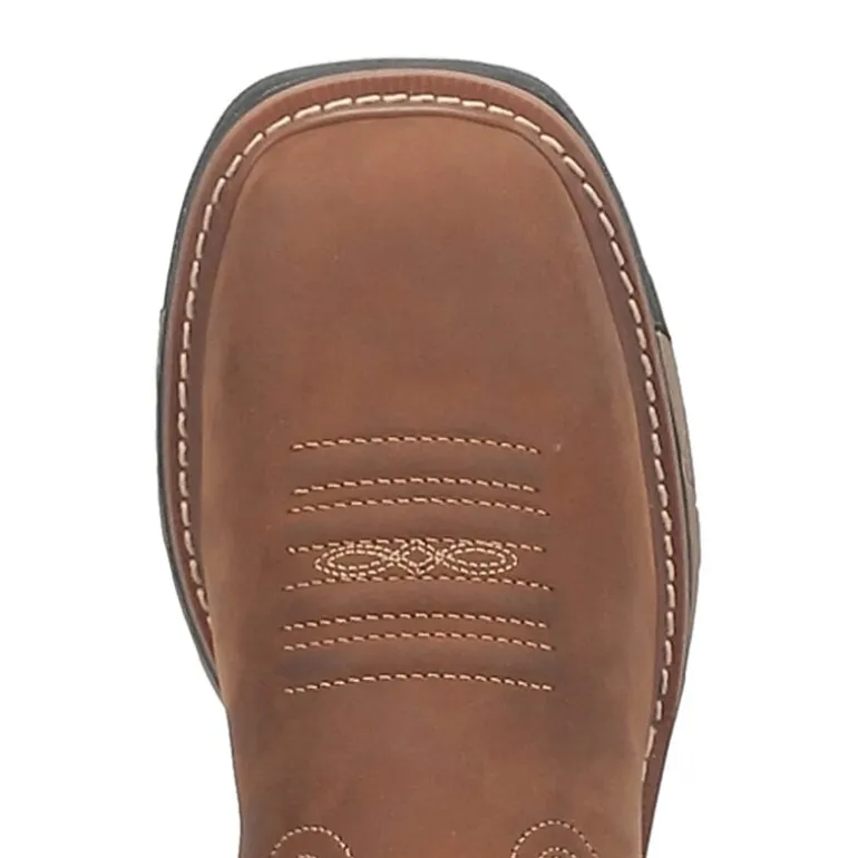Dan Post Mens Blayde Waterproof Slip Resistant Block Heel Work Boots