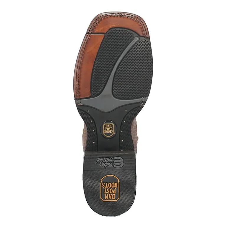 Dan Post Mens Ka Flat Heel Cowboy Boots
