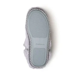 Dearfoams Beth Furry Womens Memory Foam Bootie Slippers