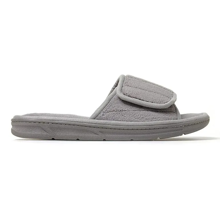 Dearfoams Collin Mens Memory Foam Slip-On Slippers