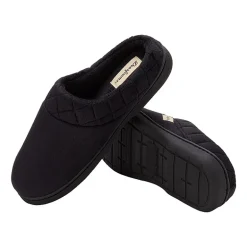 Dearfoams Darcy Velour Scuff Womens Memory Foam Clog Slippers