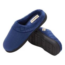 Dearfoams Darcy Velour Scuff Womens Memory Foam Clog Slippers
