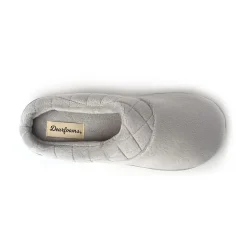 Dearfoams Darcy Velour Scuff Womens Memory Foam Clog Slippers