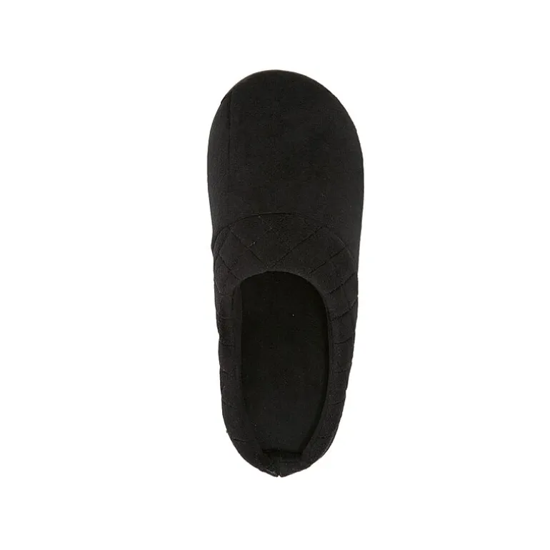Dearfoams Darcy Velour Scuff Womens Memory Foam Clog Slippers