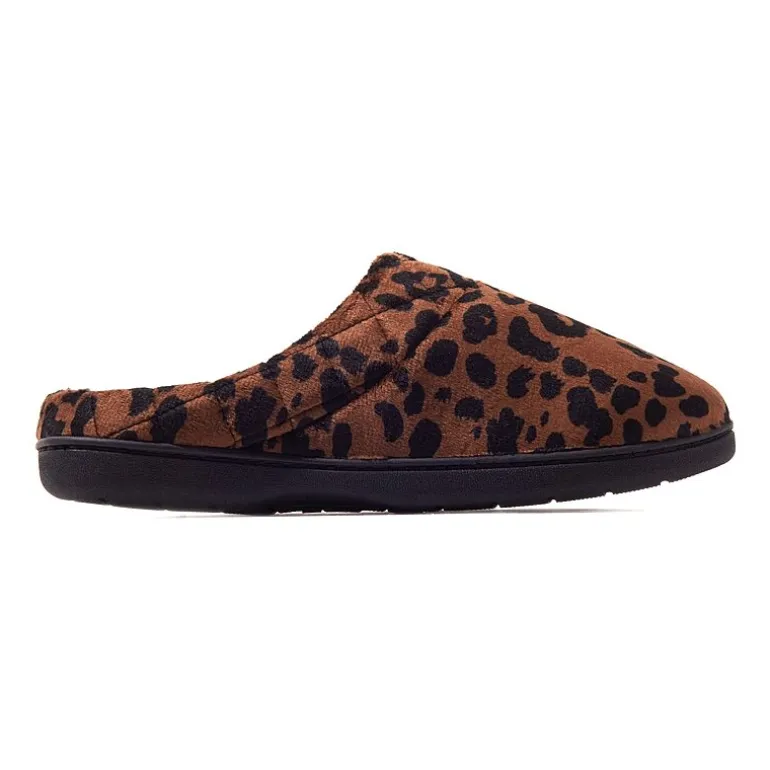Dearfoams Darcy Velour Scuff Womens Memory Foam Clog Slippers